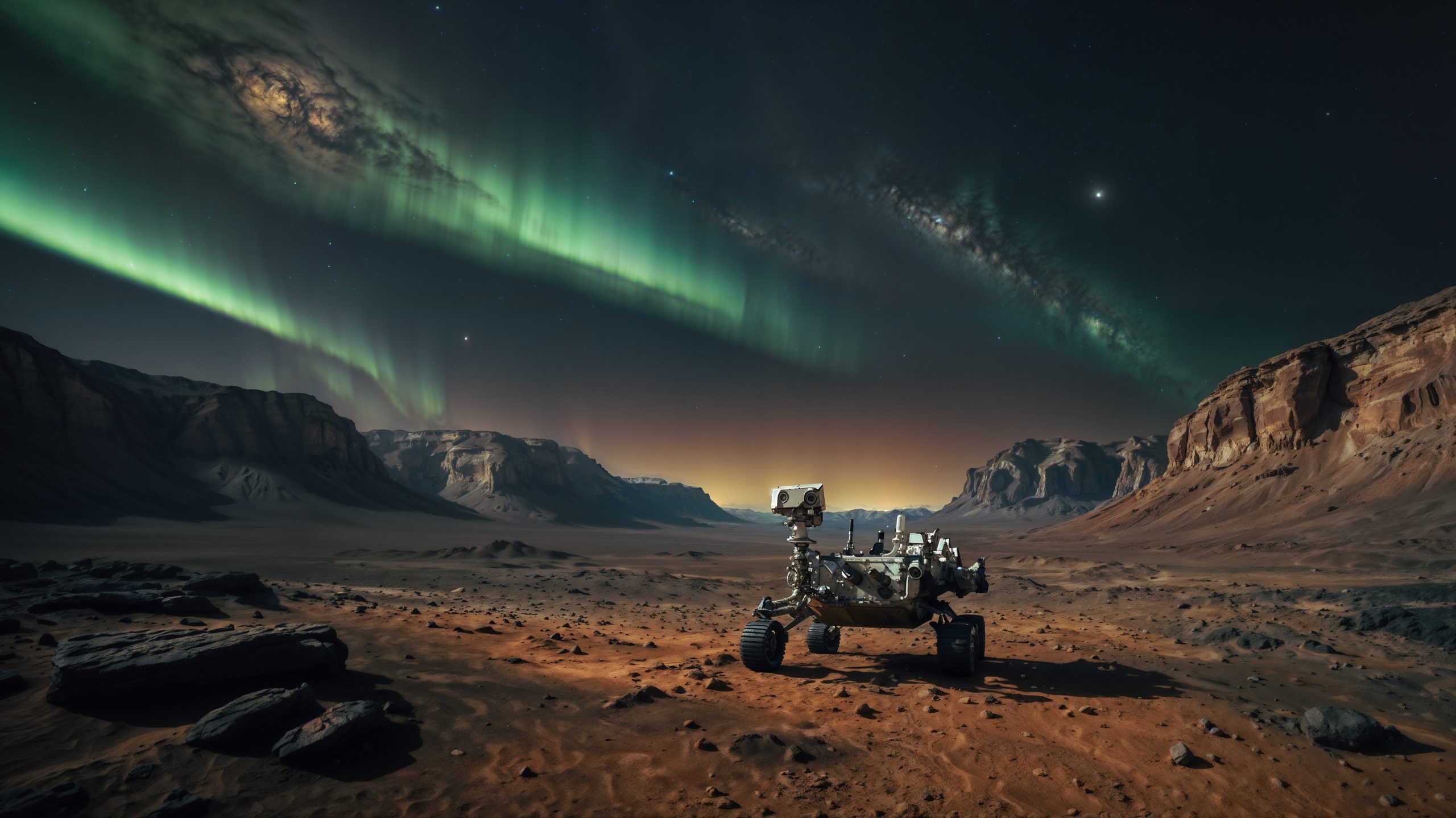 Historique ! Le Rover Perseverance Capture les Premières « Aurores ...