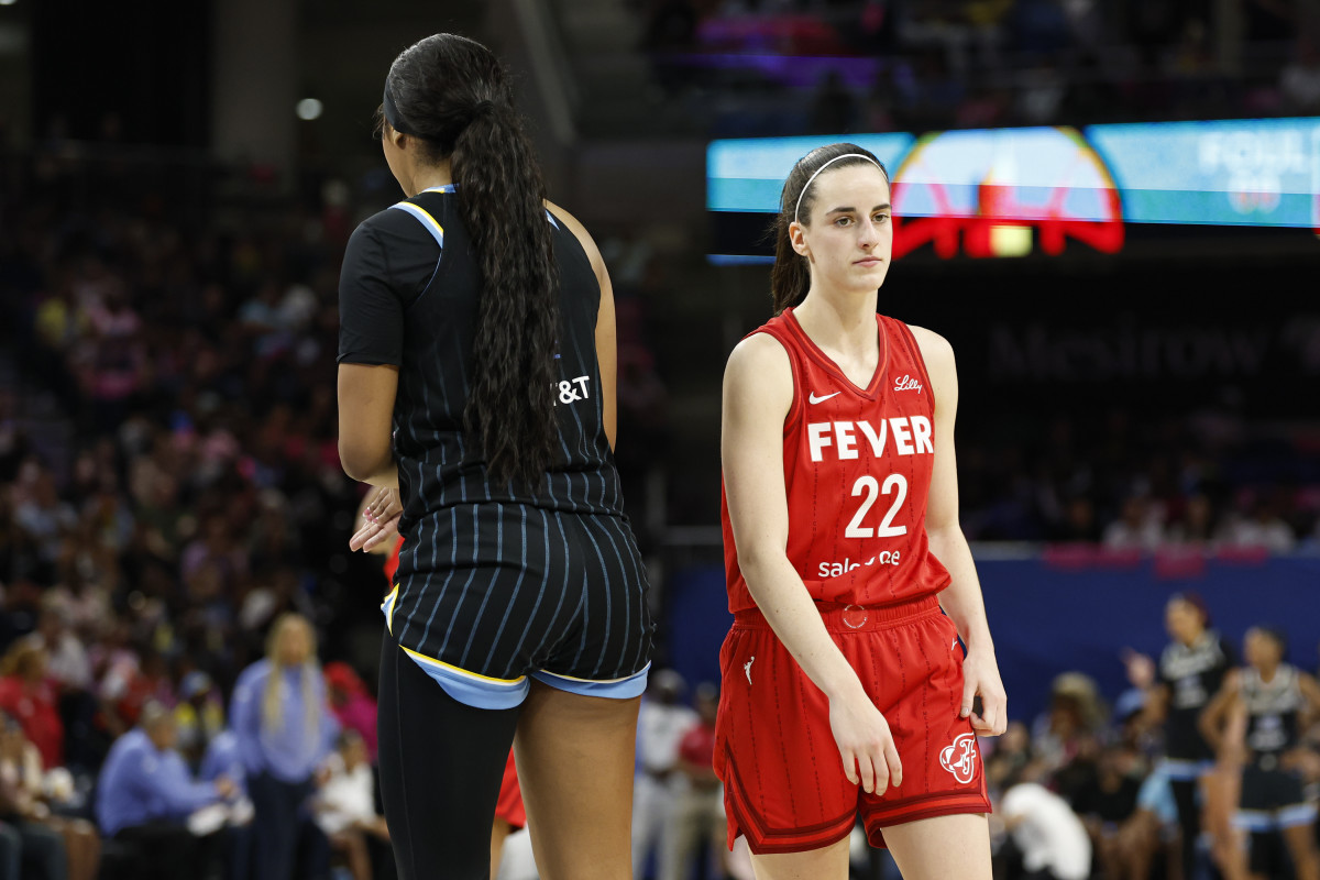 Caitlin Clark Had Words After Flagrant Foul on Angel Reese