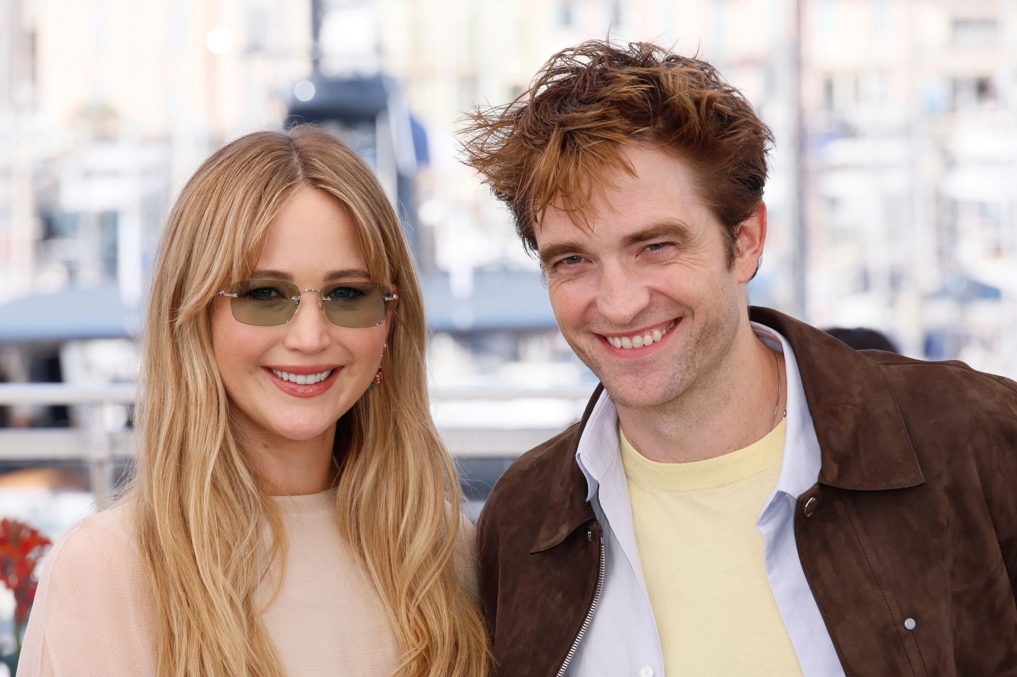 So harmonisch zeigen sich Jennifer Lawrence und Robert Pattinson in Cannes