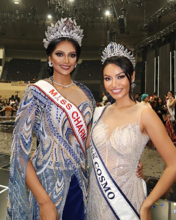 7 Gambar Memukau Rashmita Rasindran dalam Acara Grand Final Puteri Indonesia 2025