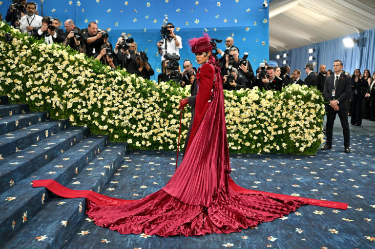 La cantante, compositora y actriz estadounidense Teyana Taylor llega a la Met Gala 2025 en el Museo Metropolitano de Arte de Nueva York, el 5 de mayo de 2025
