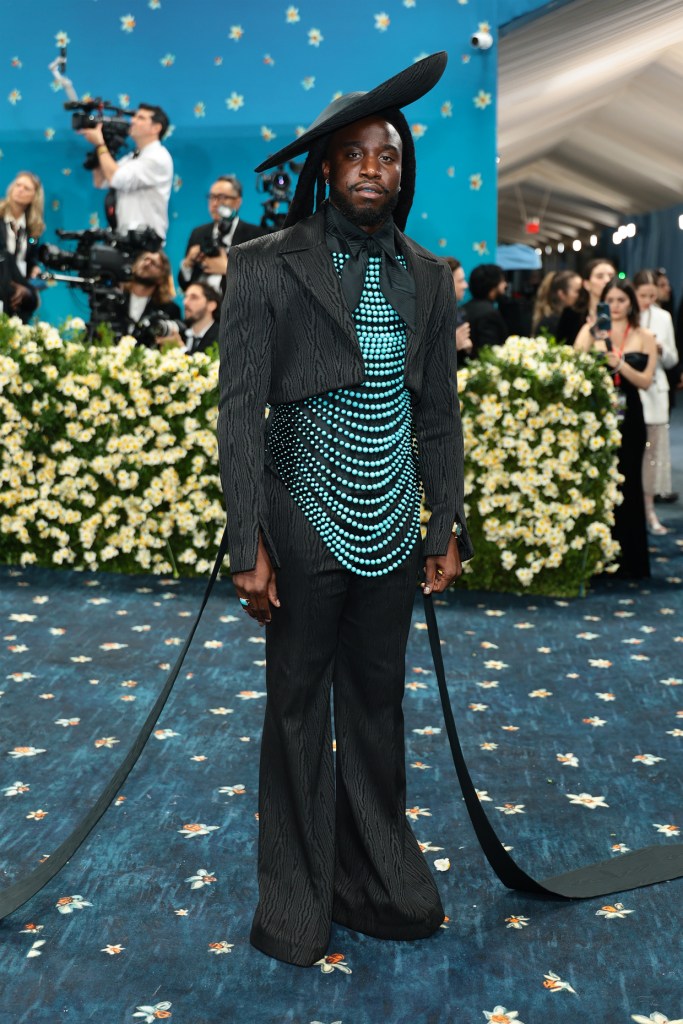 Shaboozey attends the 2025 Met Gala Celebrating "Superfine: Tailoring Black Style" at Metropolitan Museum of Art on May 05, 2025 in New York City.