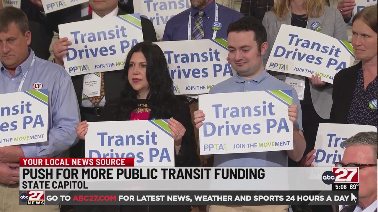 Officials push for more public transportation funding in Pennsylvania