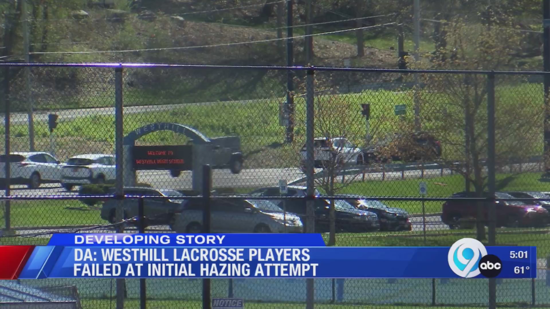 DA says Westhill lacrosse players failed at initial hazing attempt