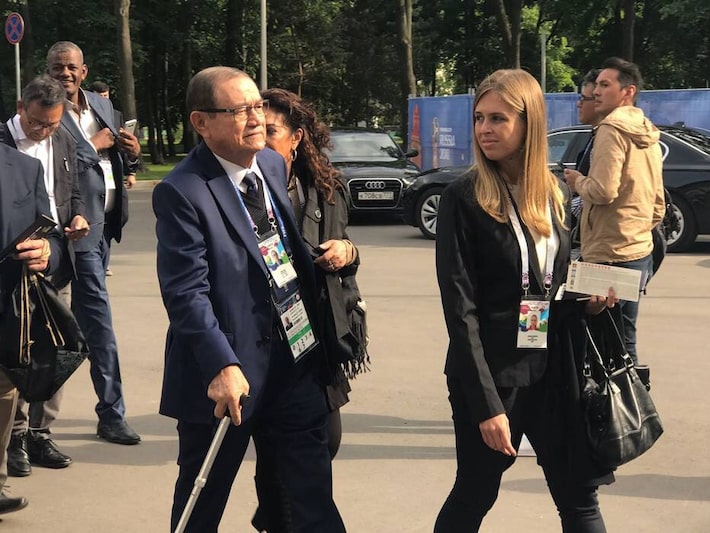 Nunes era presidente da CBF durante a Copa do Mundo da Rússia, em 2018, quando já apresentava sinais de saúde debilitada. Foto: Jamil Chade/Estadão