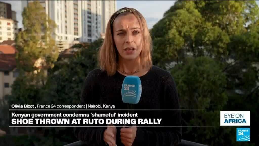Shoe thrown at Kenya's Ruto during rally, government condemns 'shameful ...