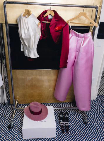 Darrel Hunter The full Marc Jacobs look with a custom Steven Jones hat.