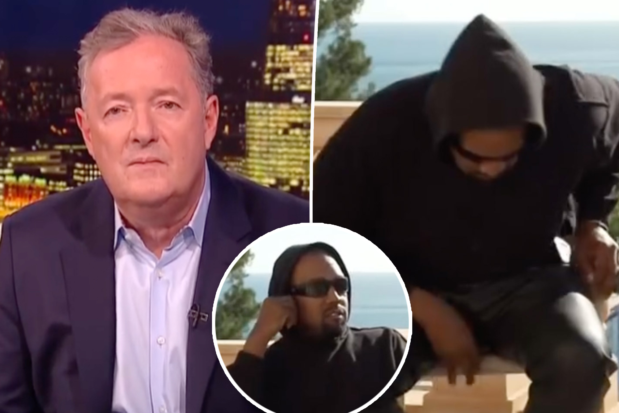 Kanye West storms out of Piers Morgan interview after arguing over ...
