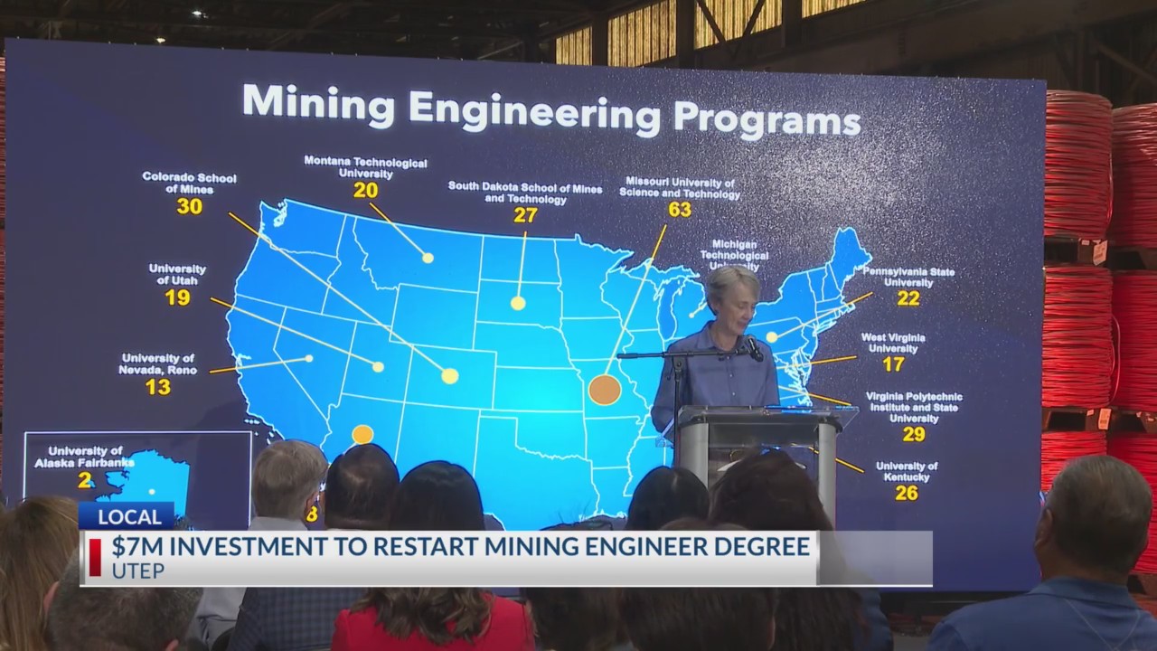 $7m gift helps UTEP with relaunch of mining program