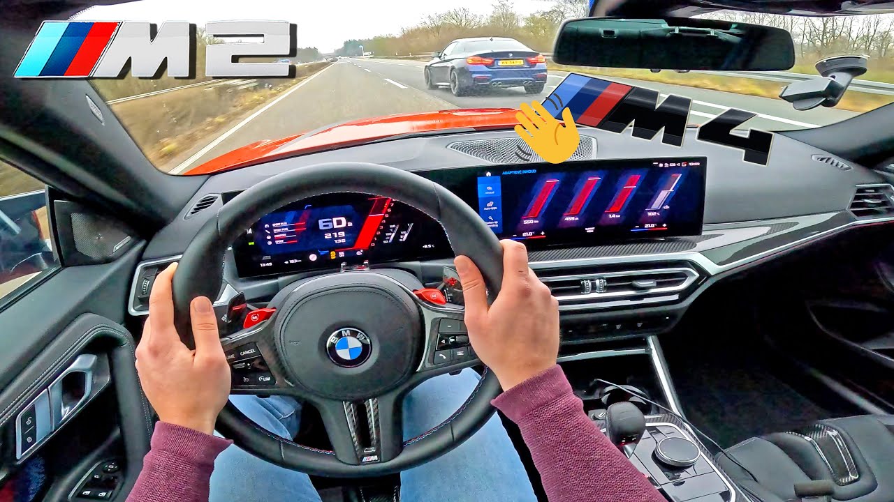 BMW M2 G87 vs M4 F82 – Autobahn Clash of M Power! 🔥POV + Track Review!