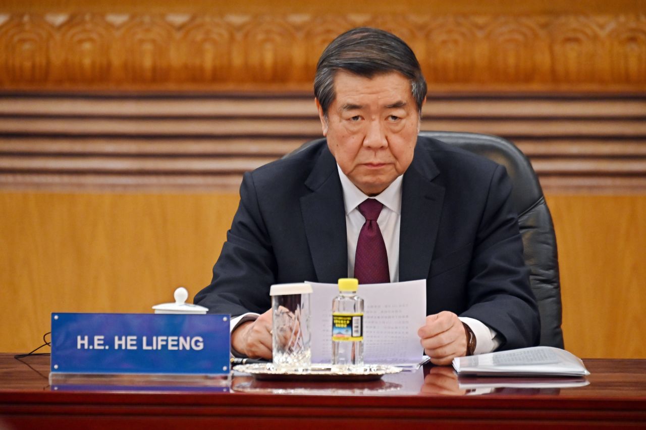 He Lifeng, China’s vice premier economic czar