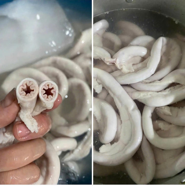 Lòng se điếu đông lạnh từng được rao bán số lượng lớn trên một số trang mạng xã hội - Ảnh chụp màn hình