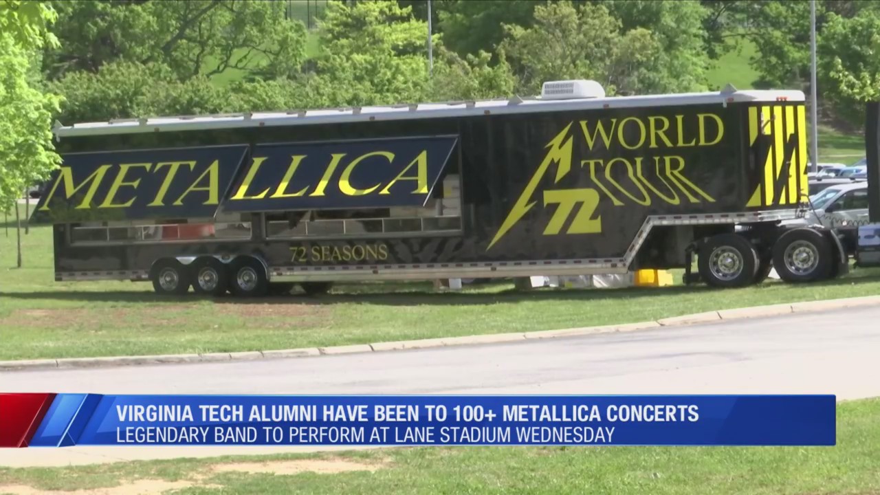 Virginia Tech Alumni have been to more than 100 Metallica concerts