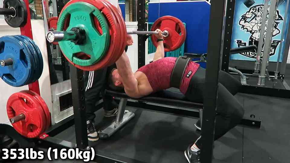 Bench press PR attempt! 391lbs (177.5kg)