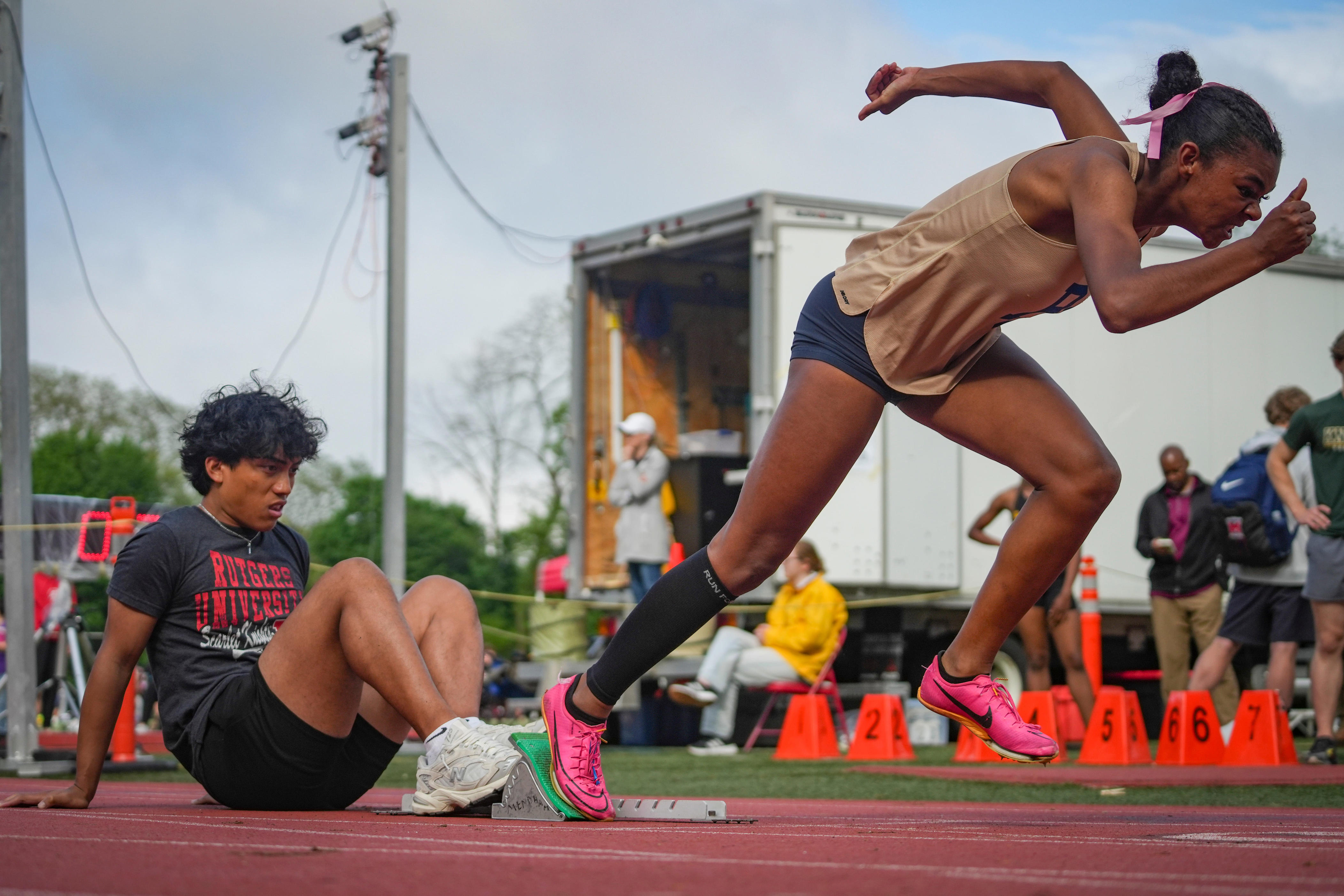 Highlights from first day of NJAC track and field championships