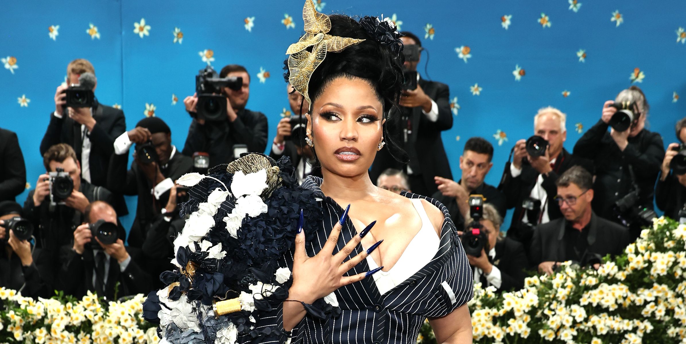 Nicki Minaj Joins the Cult of Thom Browne at the 2025 Met Gala