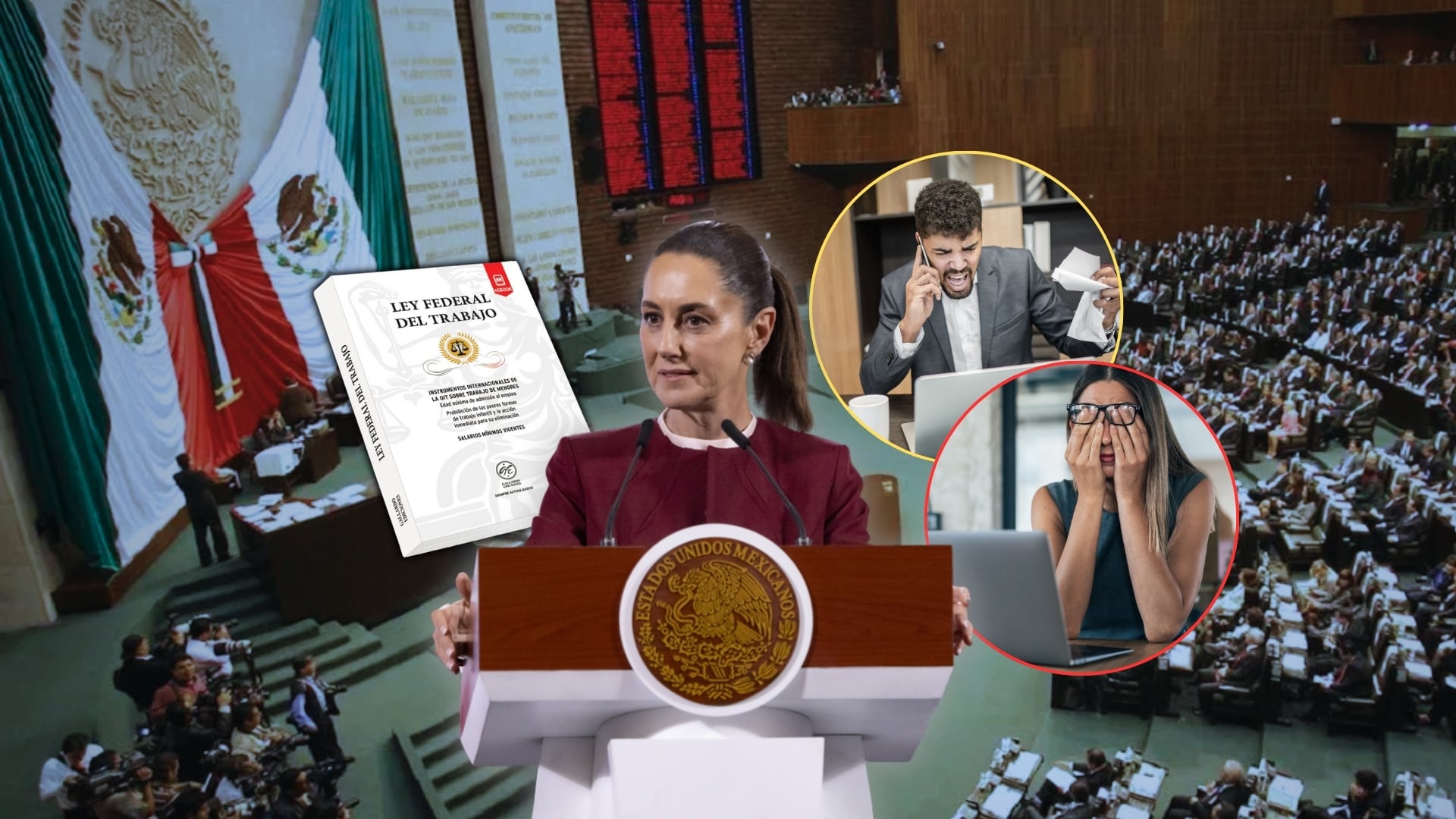 México inicia transición hacia jornada laboral de 40 horas, pero empresarios aseguran que el país no está preparado para el cambio. Foto: Especial