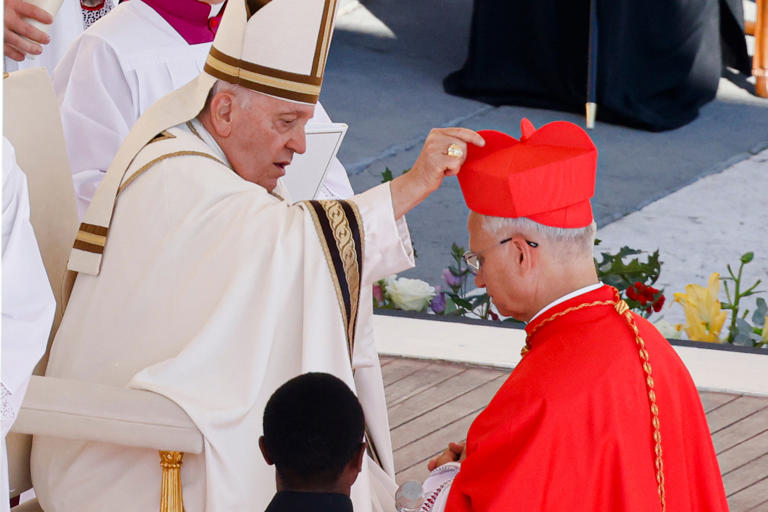 In 2014, Provost returned to northwestern Peru, after Francis named him apostolic administrator of the Chiclayo diocese. He was appointed a member of the Dicastery for Bishops in 2020, and later became its head (AP)