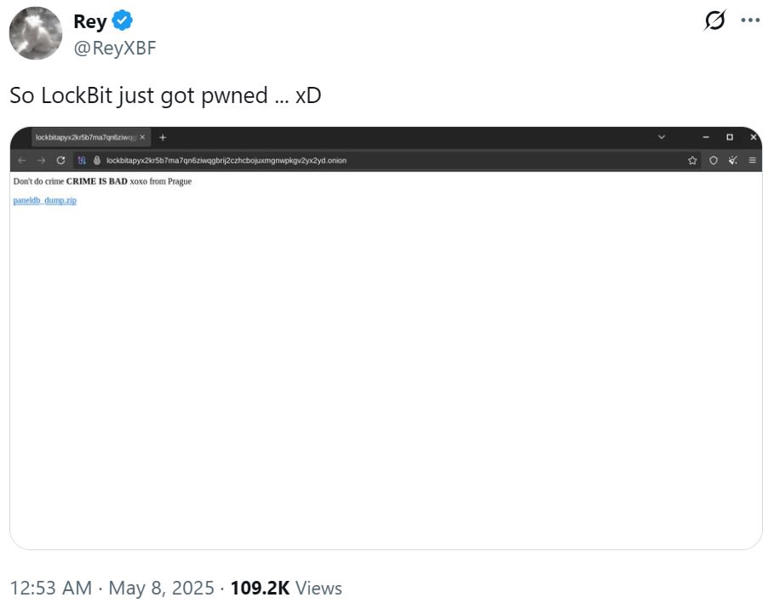 60K Bitcoin addresses leaked as LockBit ransomware gang gets hacked