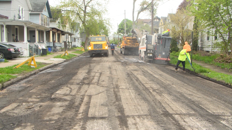 City officials unveil new road monitoring tech, summer paving continues