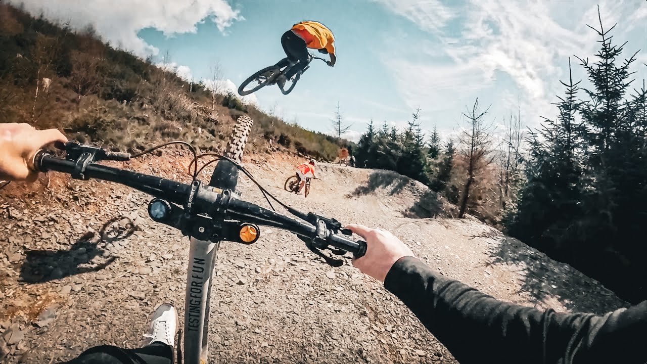 Pro Riders Take on Huge Freeride Terrain