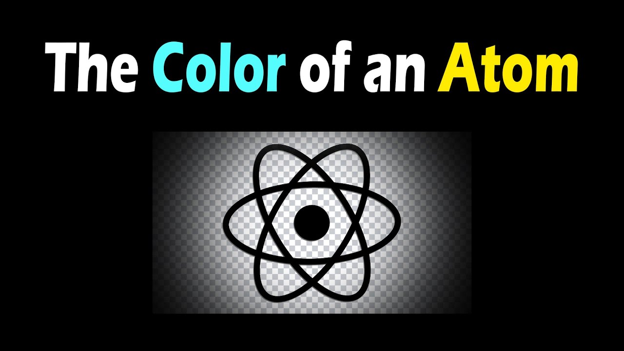 The color of an atom