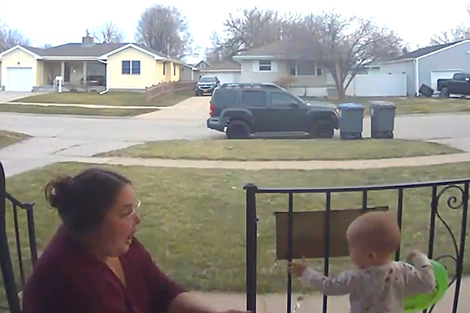 Mom Cheers as She Encourages Her Baby to Take Her First Steps. She Had