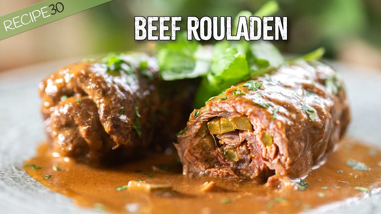 Beef Rouladen - Delicious Beef Rolls from Germany