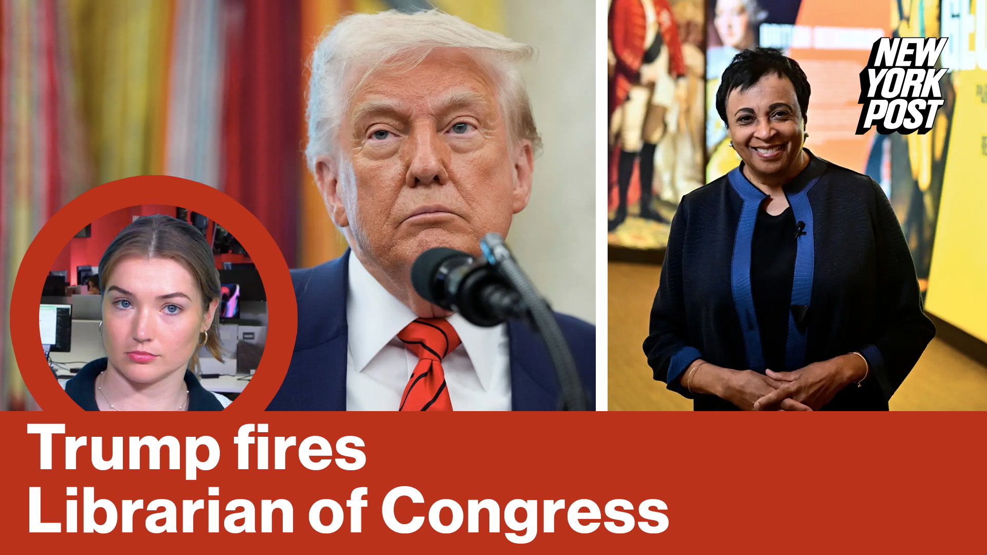 Trump fires Librarian of Congress Reporter Replay(00)
