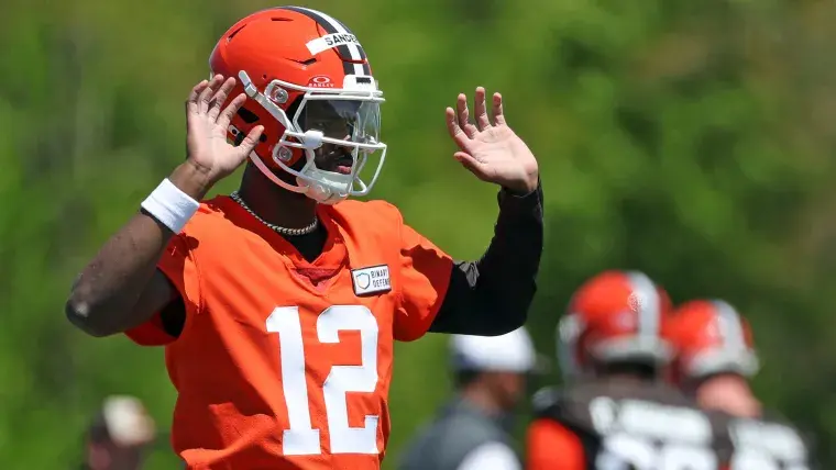First Look: Browns QB Shedeur Sanders sports gameday uniform for first time