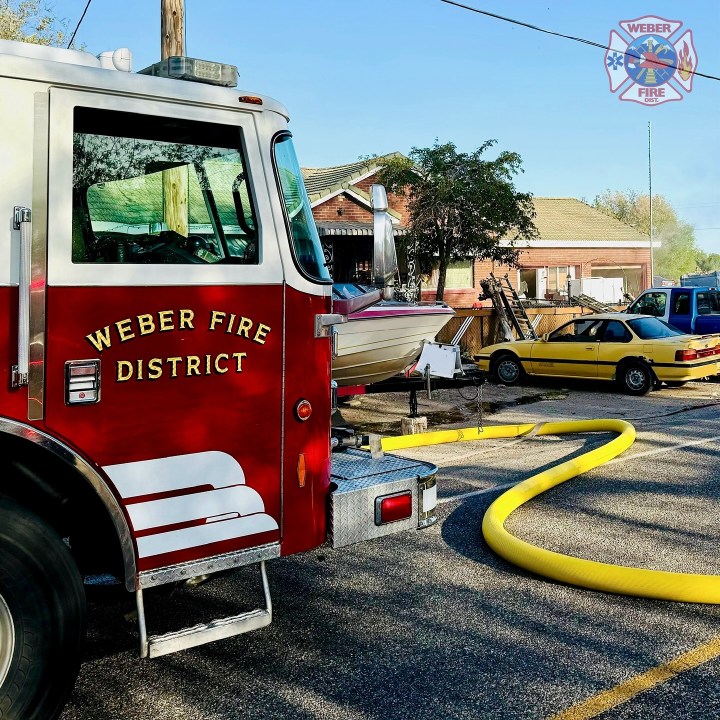 Ogden backyard fire causes $50,000 in damages