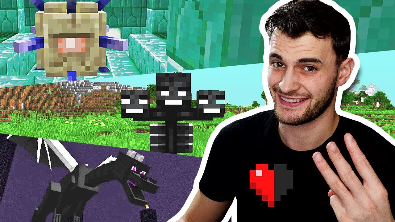 Survive every brutal Minecraft boss with half a heart in hardcore mode