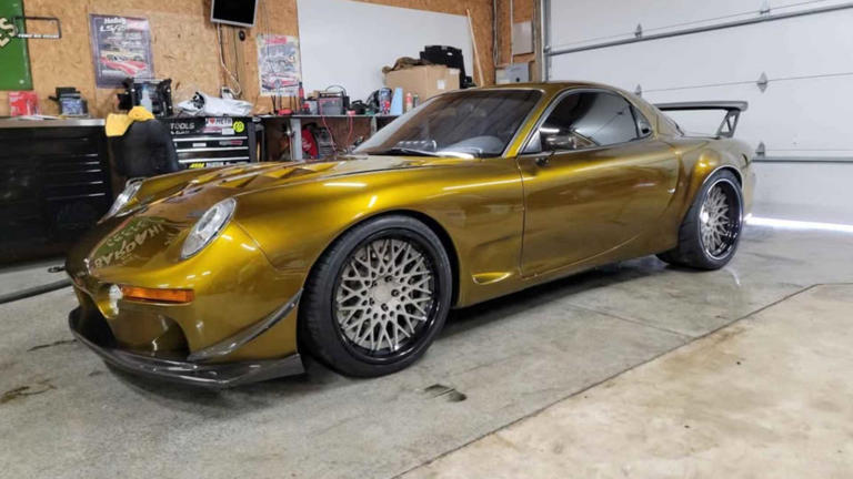 Triple-Rotor Mazda RX-7 Has 911 Looks And Way More Power