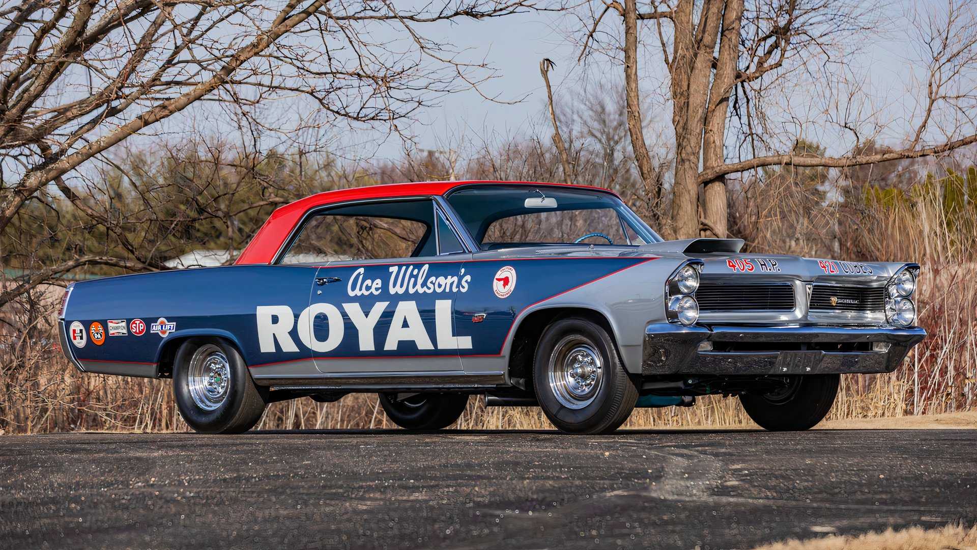 3/4 front view of 1963 Pontiac Catalina Super Duty