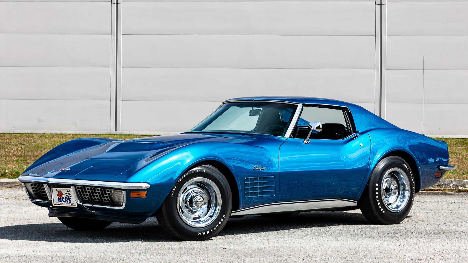 1971 chevrolet corvette ls6 front quarter