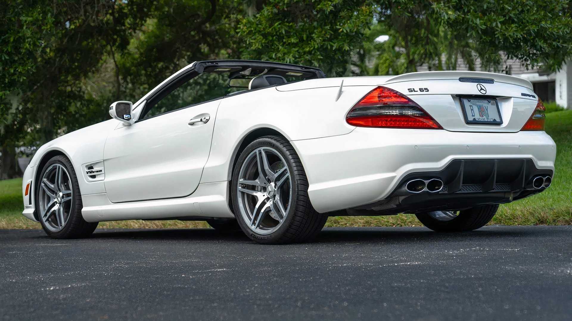 2009 mercedes sl65 amg rear quarter
