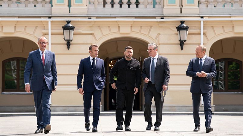 Empat Pemimpin Eropa Kompak Kunjungi Kyiv, Desak Rusia untuk Gencatan Senjata Tanpa Syarat