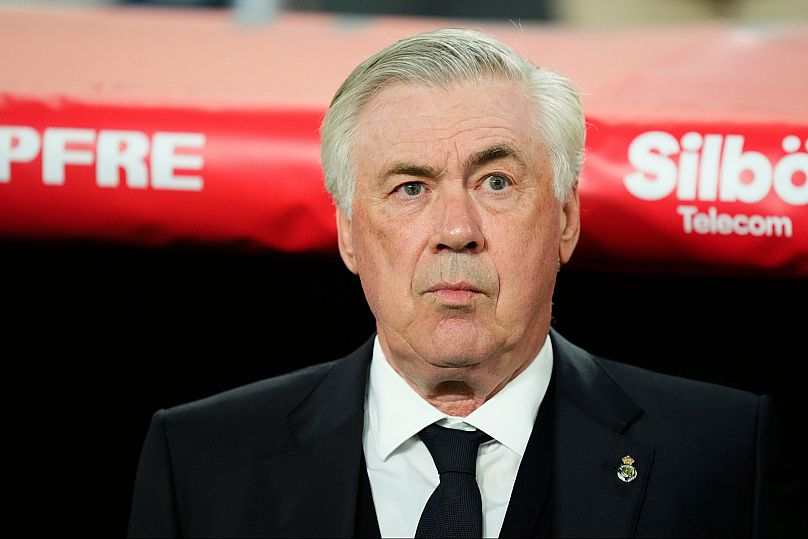 Real Madrid coach Carlo Ancelotti is expected to leave the club this season to take charge of Brazil AP Photo/Jose Breton