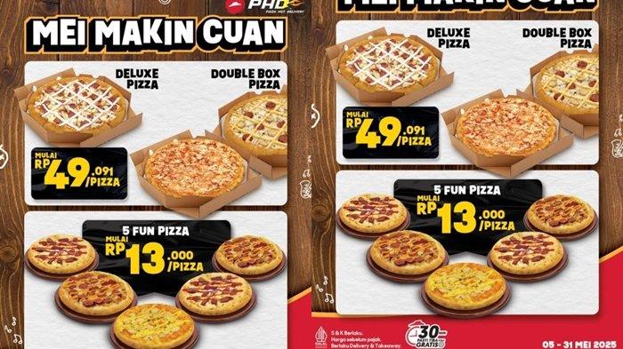 Promo Spesial Pizza Hut: Dapatkan 3 Pizza Hanya dengan Bayar Rp 90 Ribuan, Tersedia Hanya 2 Hari!