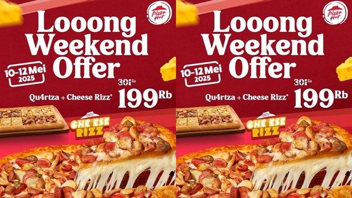 Promo Spesial Pizza Hut: Dapatkan 3 Pizza Hanya dengan Bayar Rp 90 Ribuan, Tersedia Hanya 2 Hari!