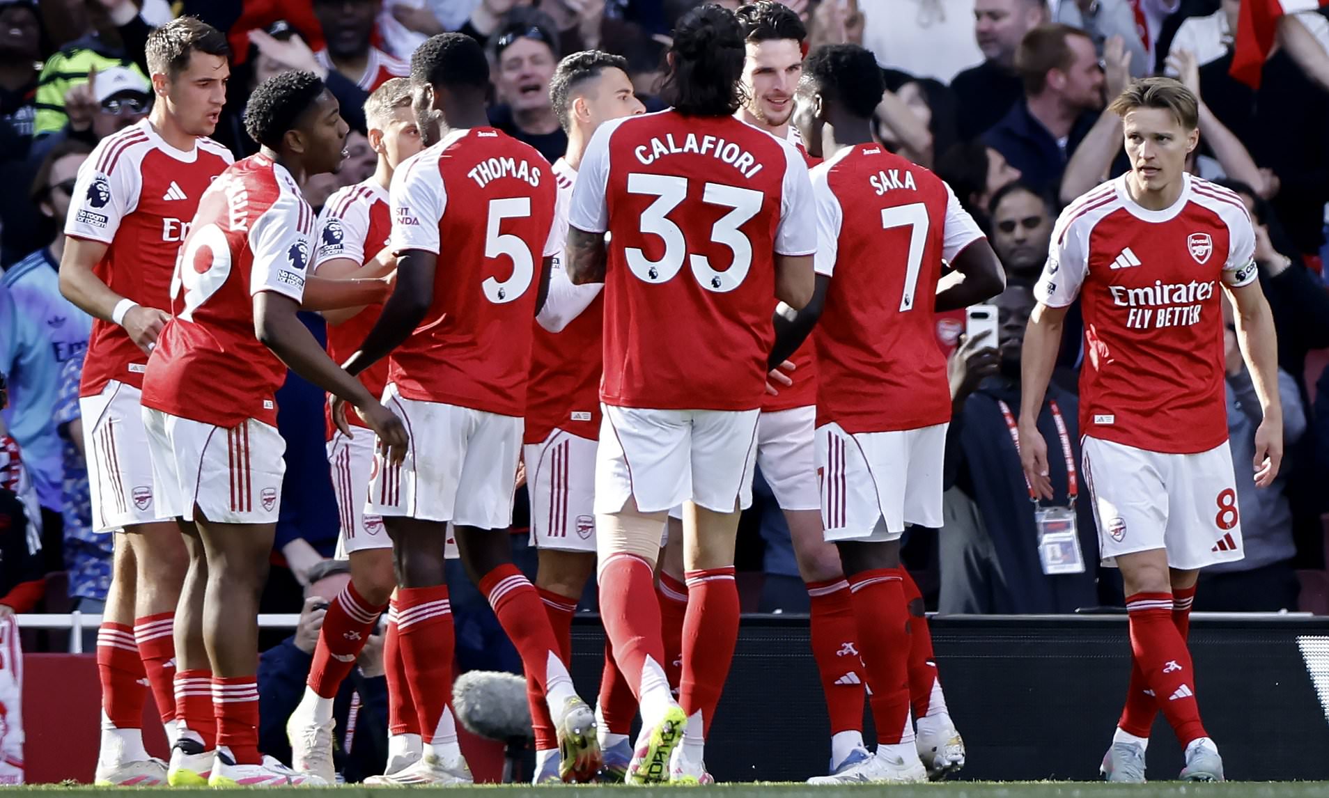 Arsenal 1-0 Newcastle: Declan Rice strike all-but seals second spot for ...