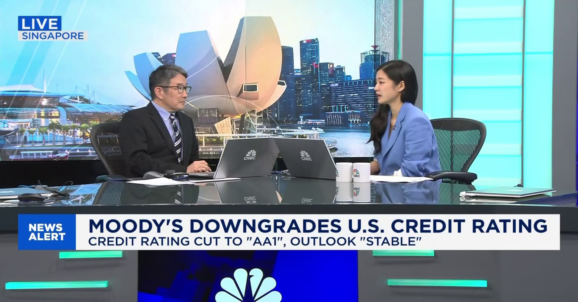 U.S. loses its last perfect credit rating following Moody's downgrade