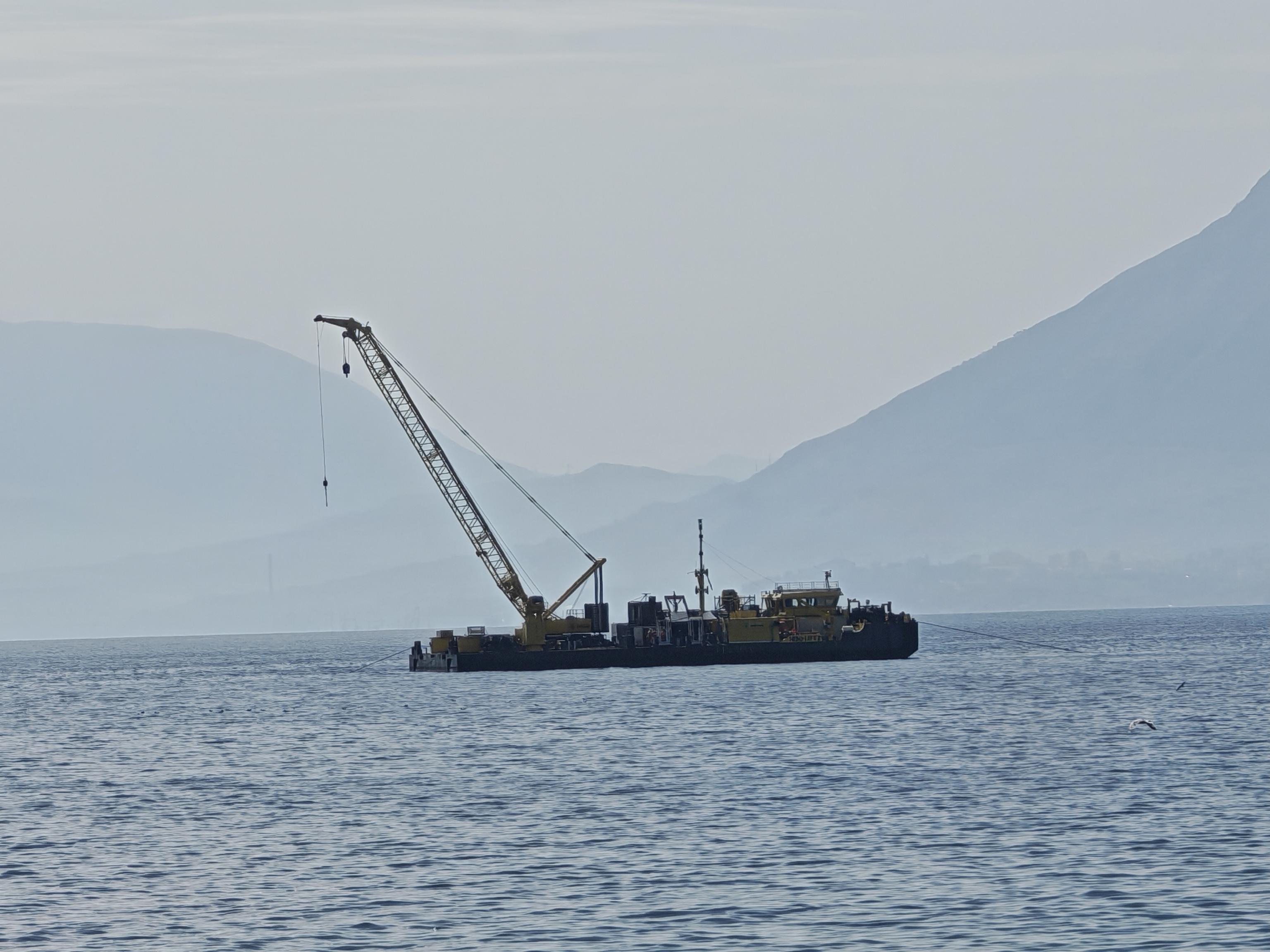 Bayesian, recuperato il boma dal veliero affondato