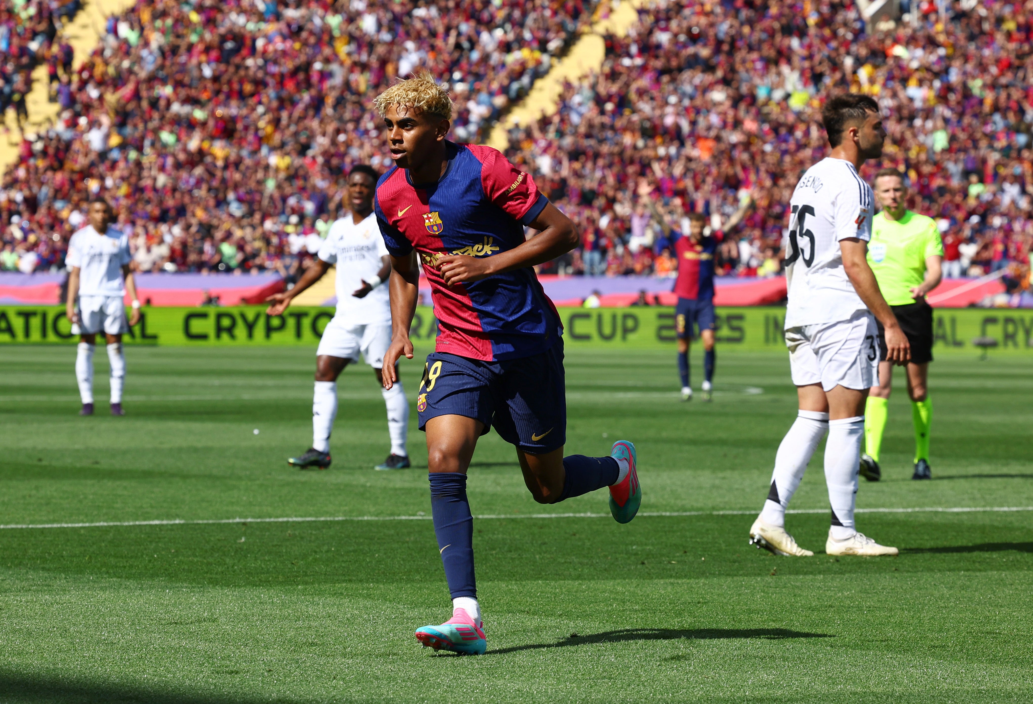 Lamine Yamal, 17, is all but guaranteed to win a Ballon d’Or at some point down the line - but could his first come this year? (REUTERS)