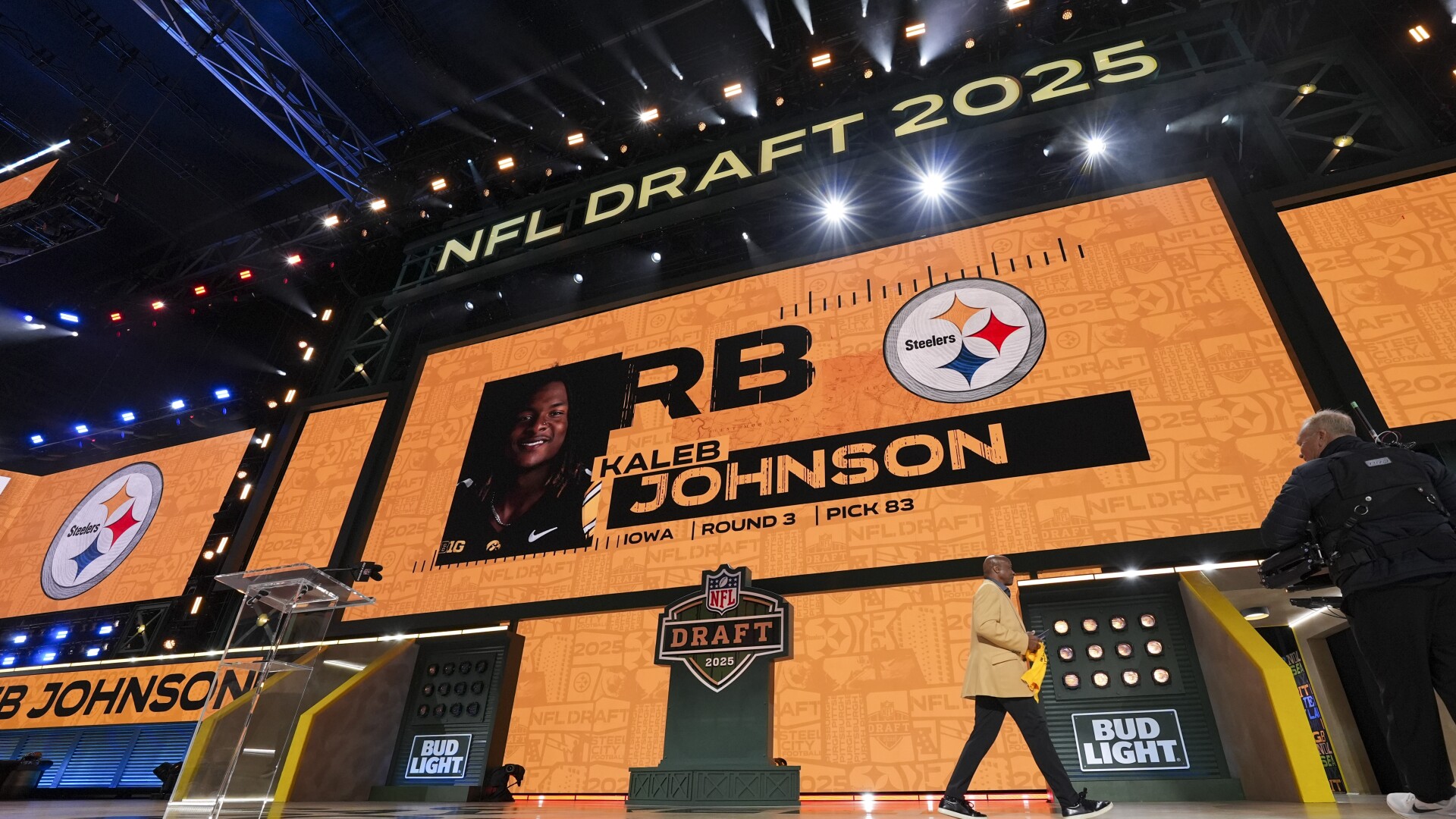 Steelers Rookie RB Kaleb Johnson My Versatility Sets Me Apart