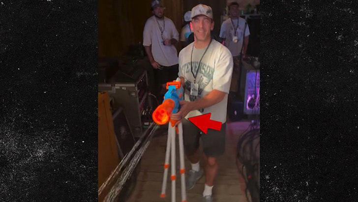 Aaron Rodgers Sports Ring On Wedding Finger, Shoots Water Gun At Mike ...