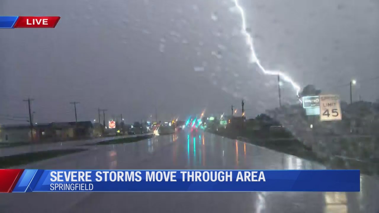 Severe Storms Move Through The Area