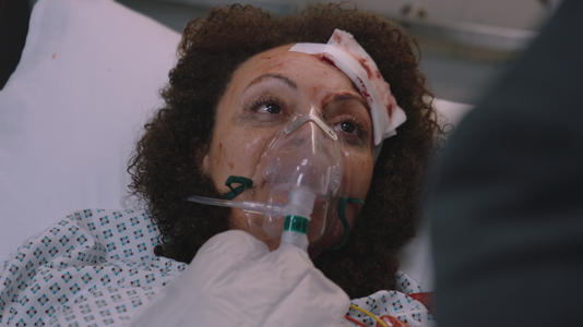 Anna's life hangs in the balance. (Image credit: BBC STUDIOS. )