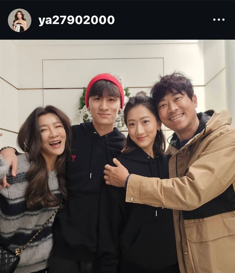 侯昌明和曾雅蘭育有一子一女。（圖／翻攝自曾雅蘭IG）