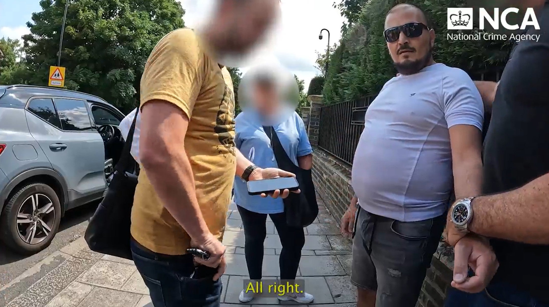 Ebid was detained in Isleworth in June 2023 after the NCA, along with Italian authorities, linked him to the crossings (NCA/PA Wire)